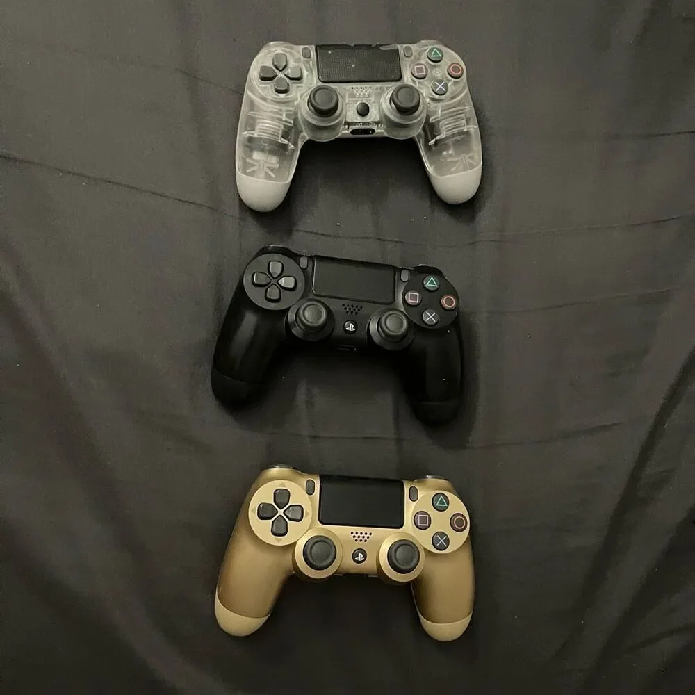 Sony PlayStation 4 PS4 controller lot of 3 for parts or repair